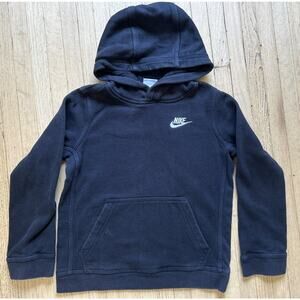 Nike Kid’s Black Pullover Hoodie Sweatshirt Size Small
